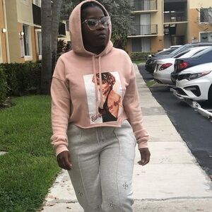 Simply the best crop hoodie